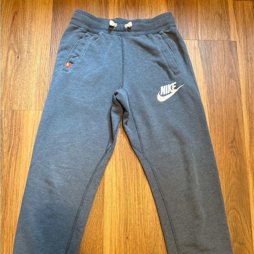 Nike Blue Joggers with Logo